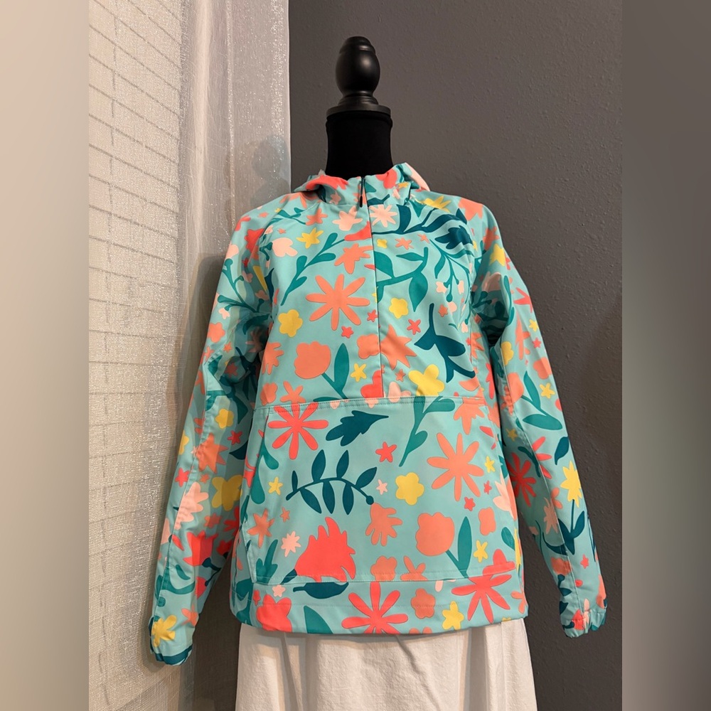 🌸 Nike Floral Hooded Anorak - Size S